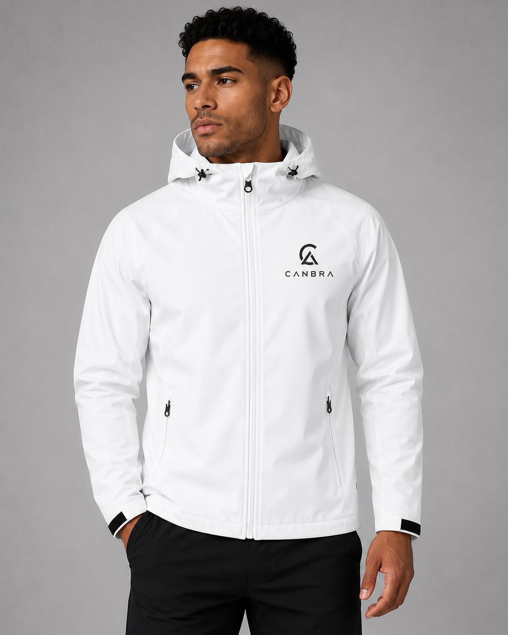 White Cambra Performance waterproof Jacket