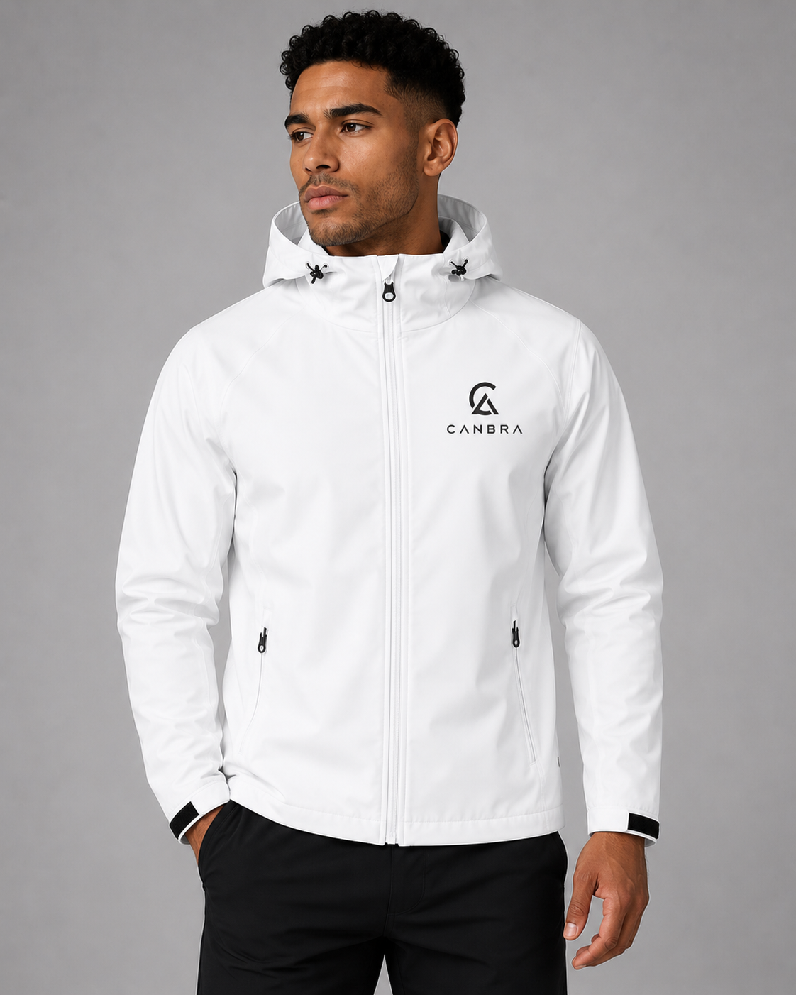 White Cambra Performance waterproof Jacket