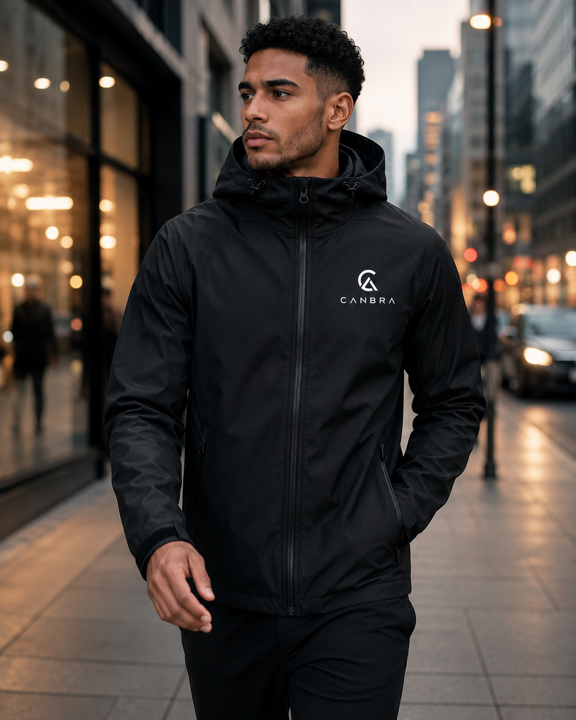 Black Cambra Core Waterproof Jacket