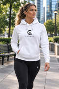 White women's Cambra Core Hoodie